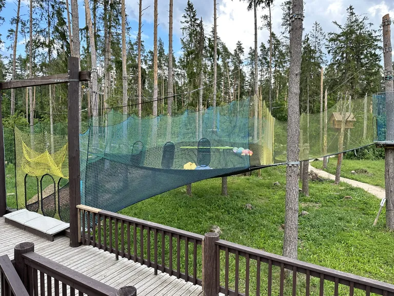 "Tērvetes tīklu parks" pēc rekonstrukcijas darbiem.