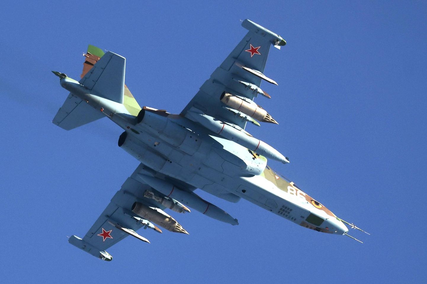 Sõjalennuk Venemaa ja Valgevene ühisõppustel Grodna regioonis.