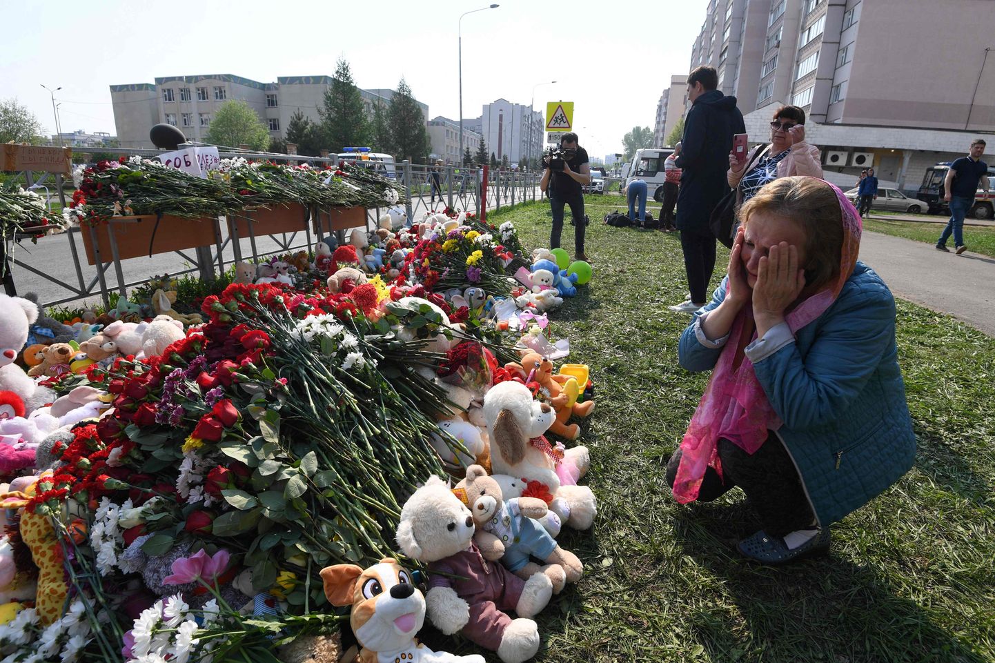 На месте трагедии в Казани