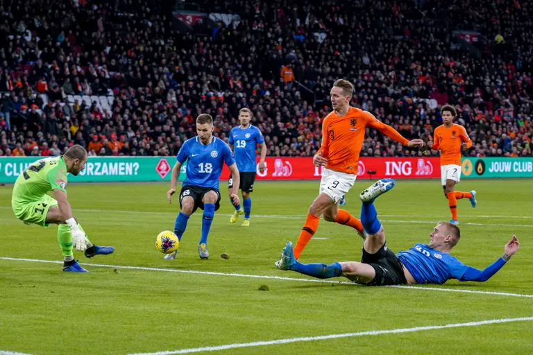 EM-valikmäng: Holland - Eesti.
