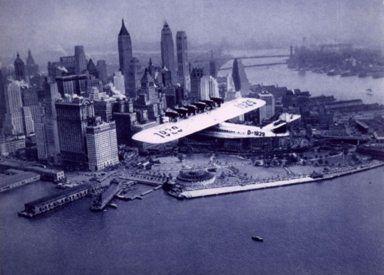 Dornier Do X vesilennuk lendamas 27. augustil 1931 New Yorgi kohal