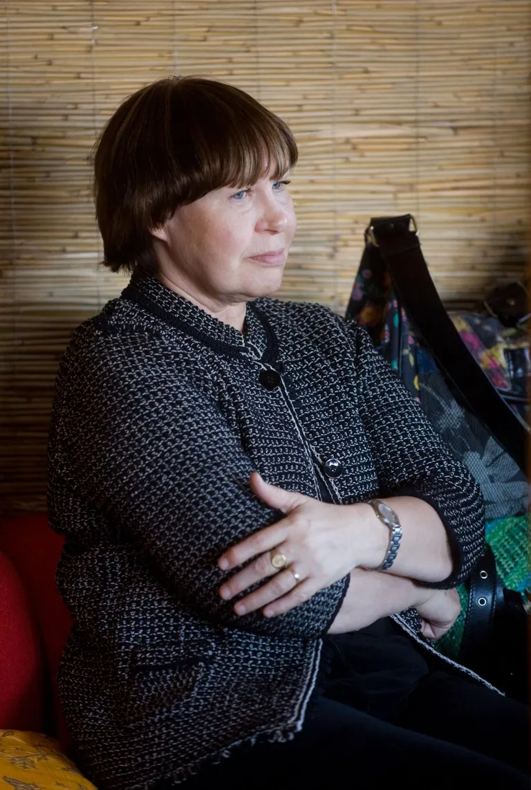 Kirjanik Viivi Luik.