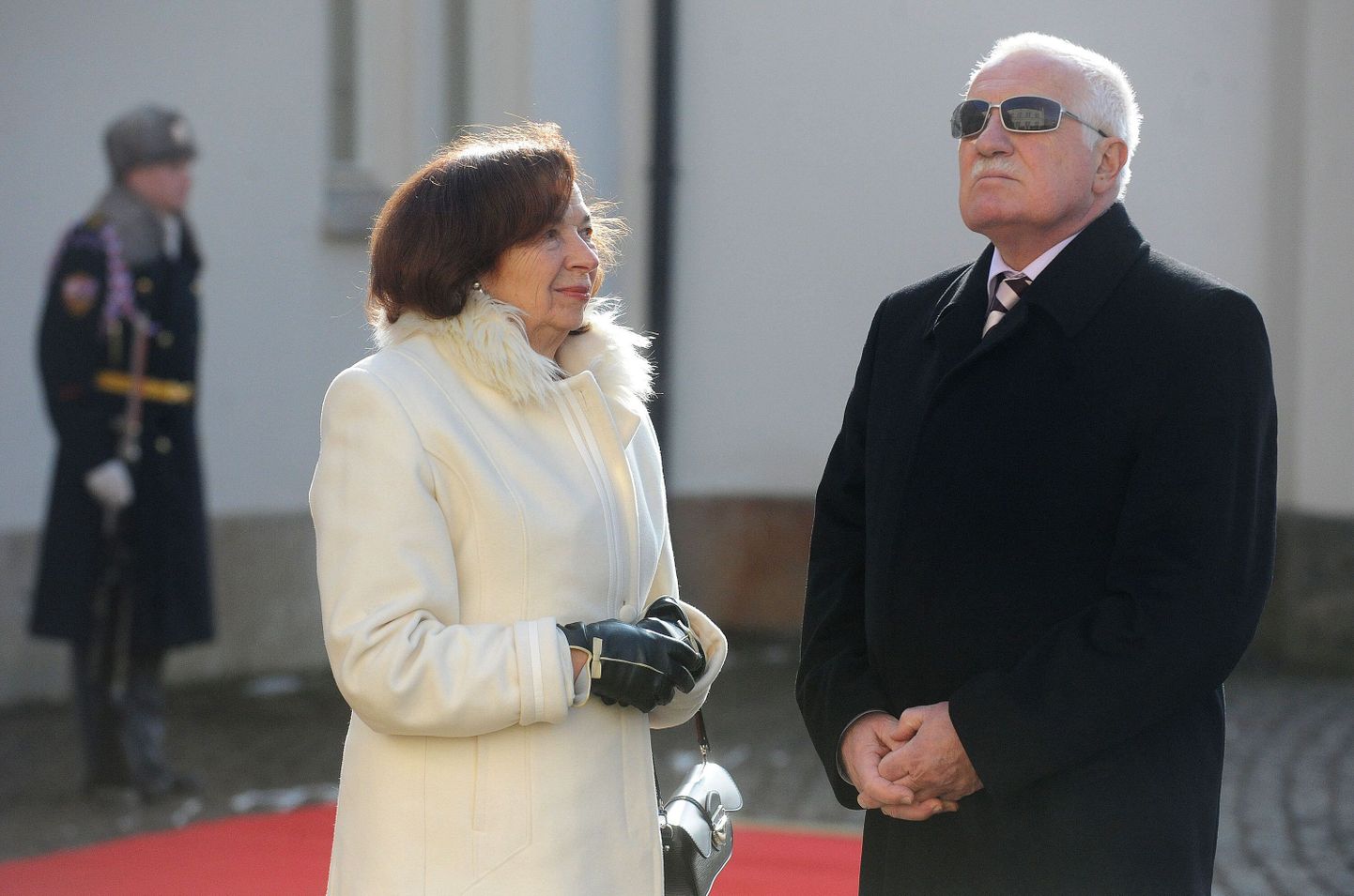 Tšehhi praegune president Vaclav Klaus abikaasa Liviaga.