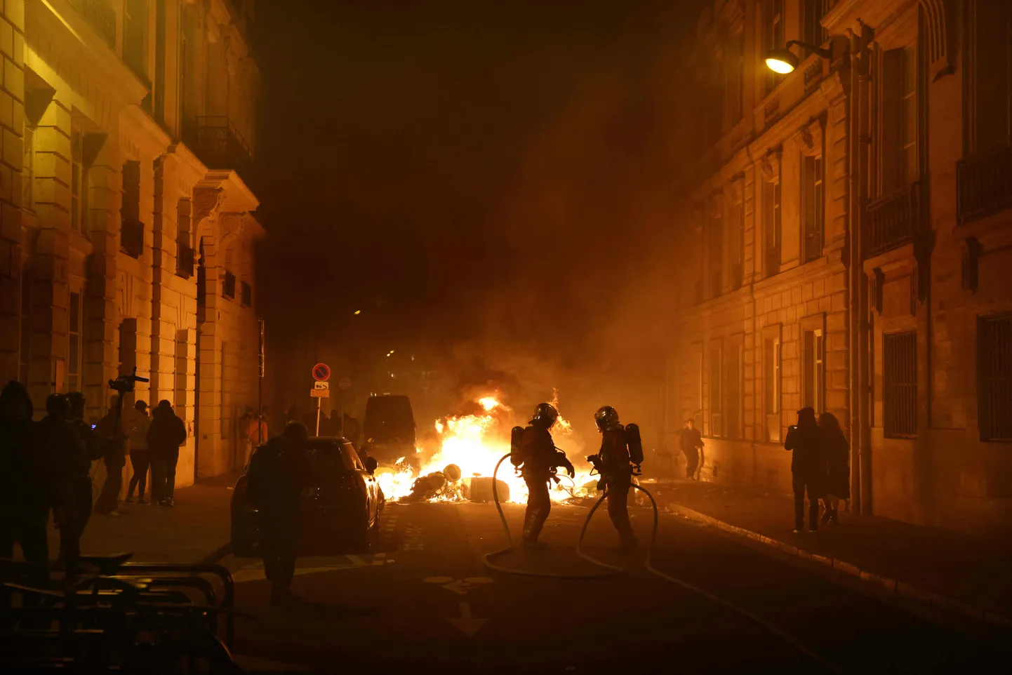 Протесты в Париже