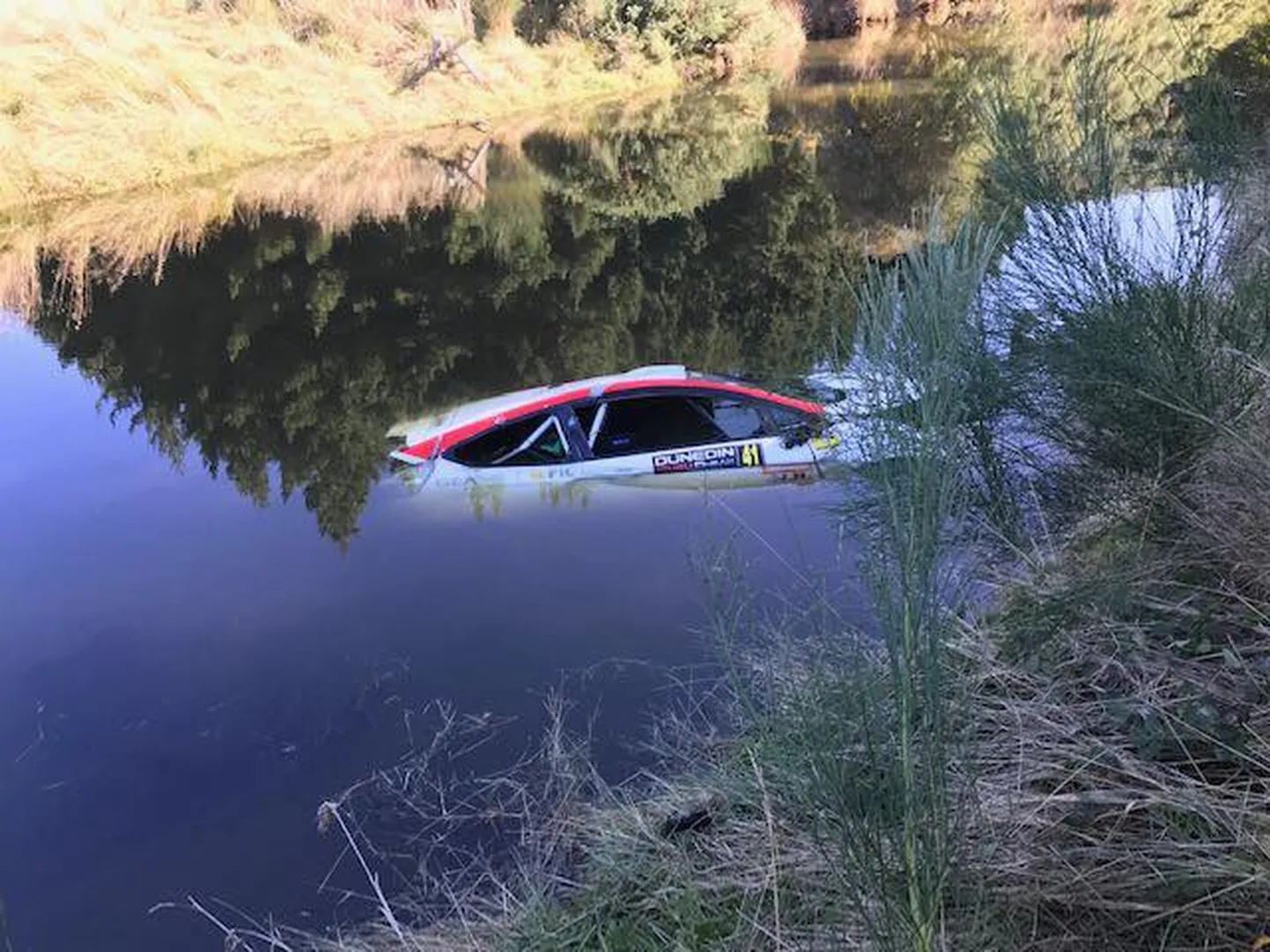 Robbie ja Amy Stokes Otago Rallyl.
