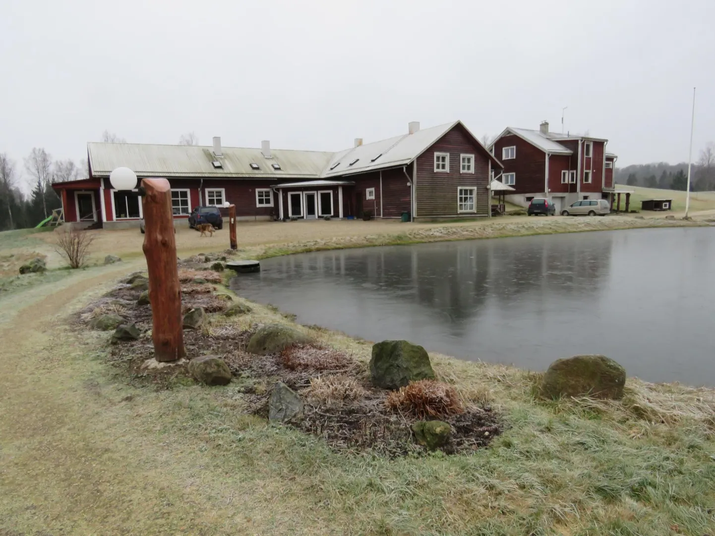 Säärane vaatepilt avanes Väike-Trommi turismitalu õuel eelmisel nädalavahetusel.