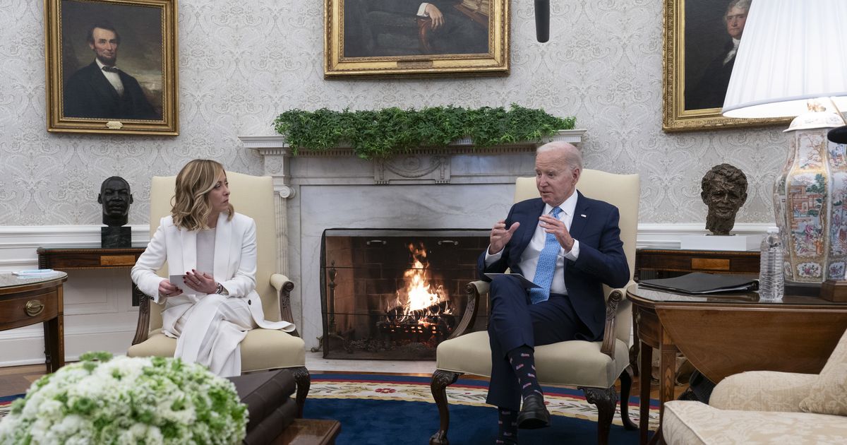 Biden tunnustas Itaalia peaministri vankumatut toetust Ukrainale