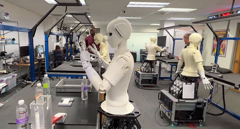 Robotid on peaaegu valmis inimesi lihtsates töödes asendama. Gian AI laboris õpivad masinad töövõtteid.
