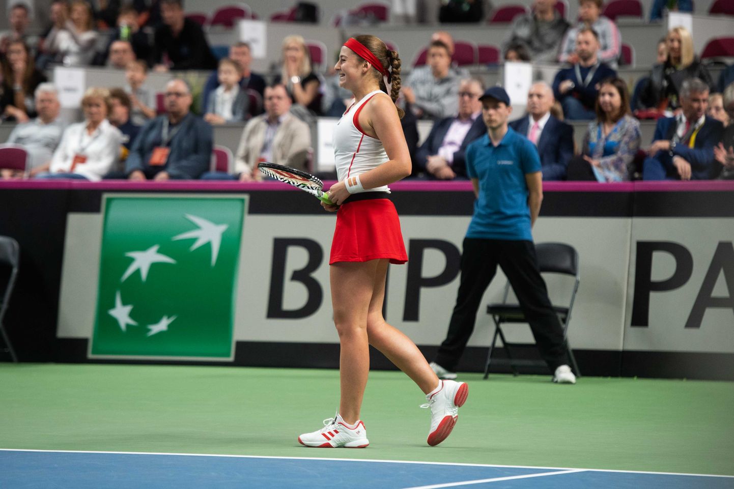 Federāciju kauss tenisā: Aļona Ostapenko - Andrea Petkoviča