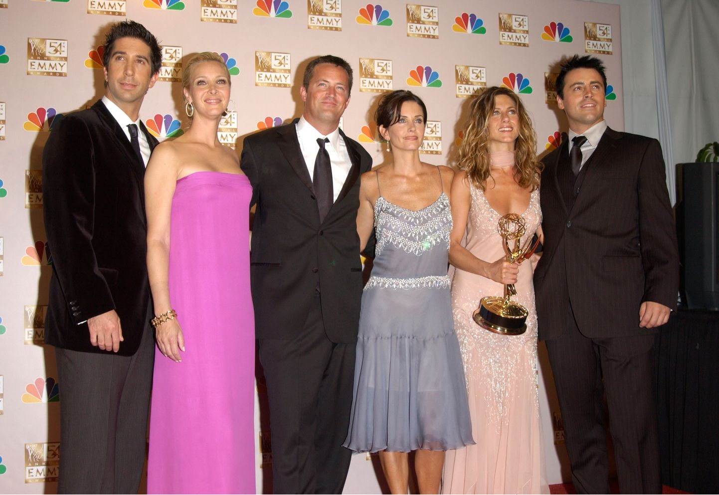 Telesarja «Sõbrad» staarid (vasakult paremale) David Schwimmer, Lisa Kudrow, Matthew Perry, Courtney Cox, Jennifer Aniston ja Matt LeBlanc.
