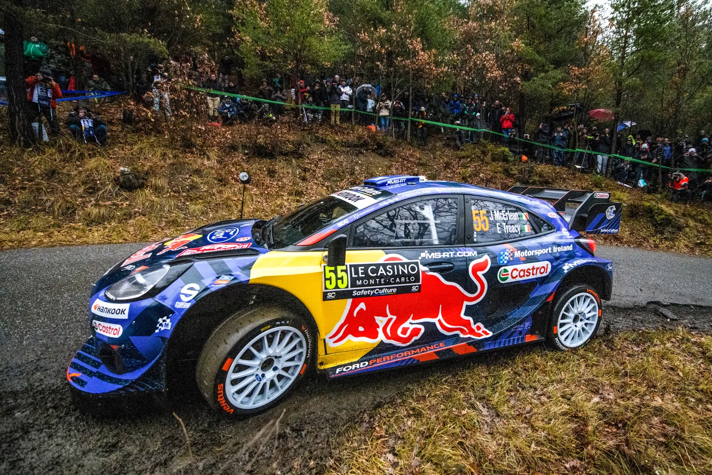 Josh McErleani stiilinäide Monte Carlo rallilt.