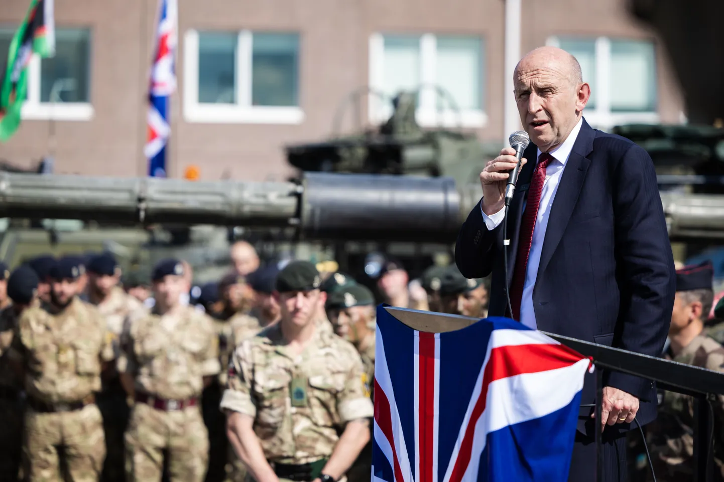 Briti kaitseminister John Healey Tapal.