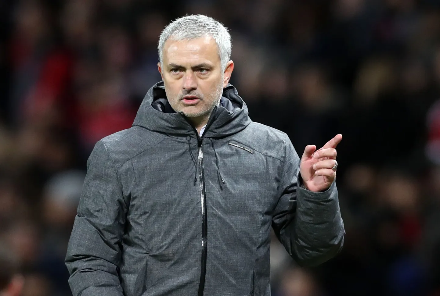 Manchester Unitedi peatreener Jose Mourinho.