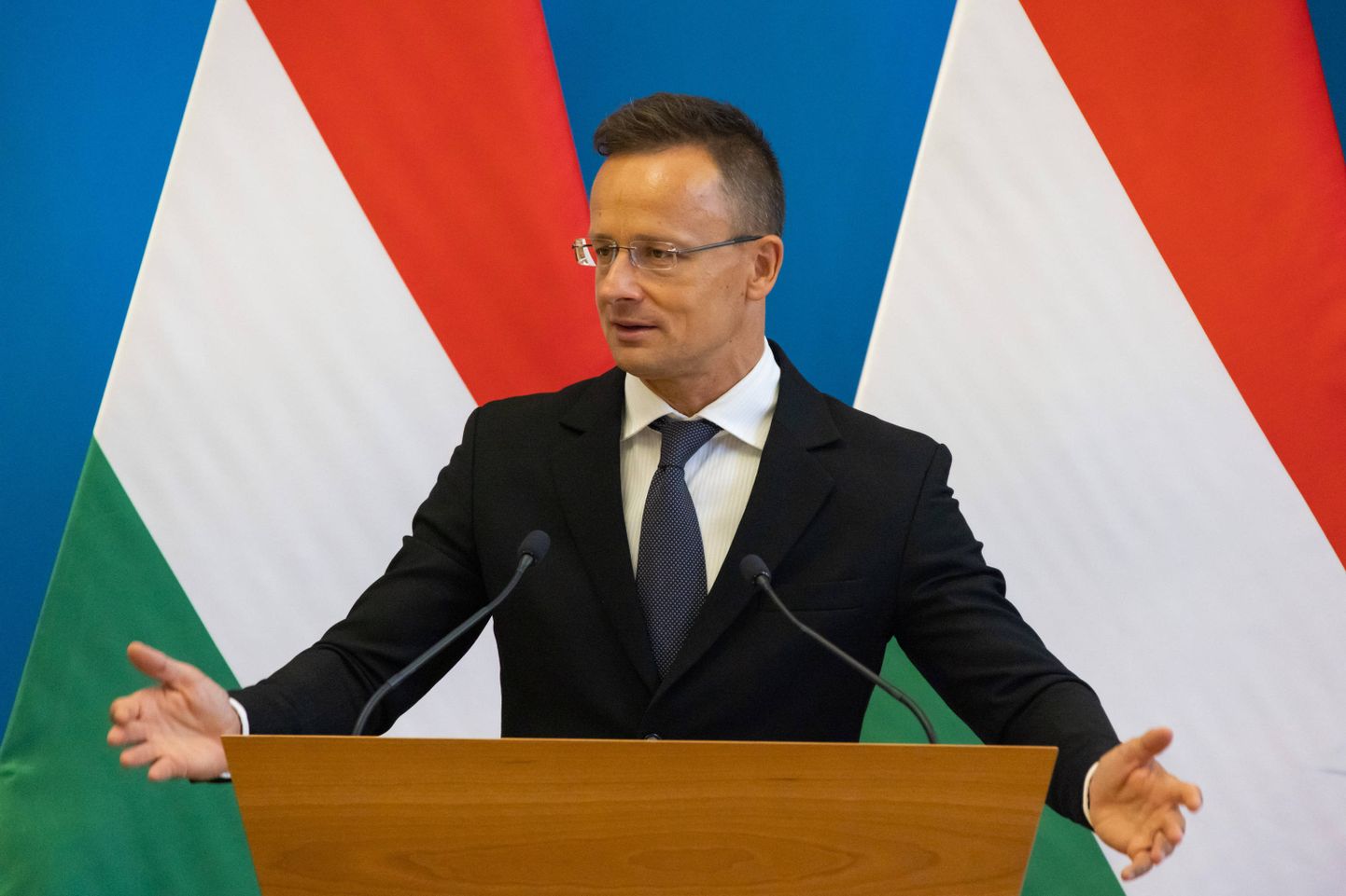 Ungari välisminister Péter Szijjártó.