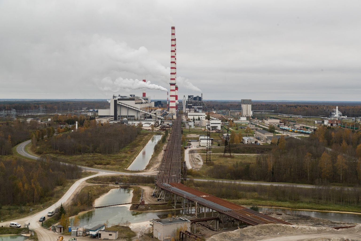 Elektri tootmine Narvas.