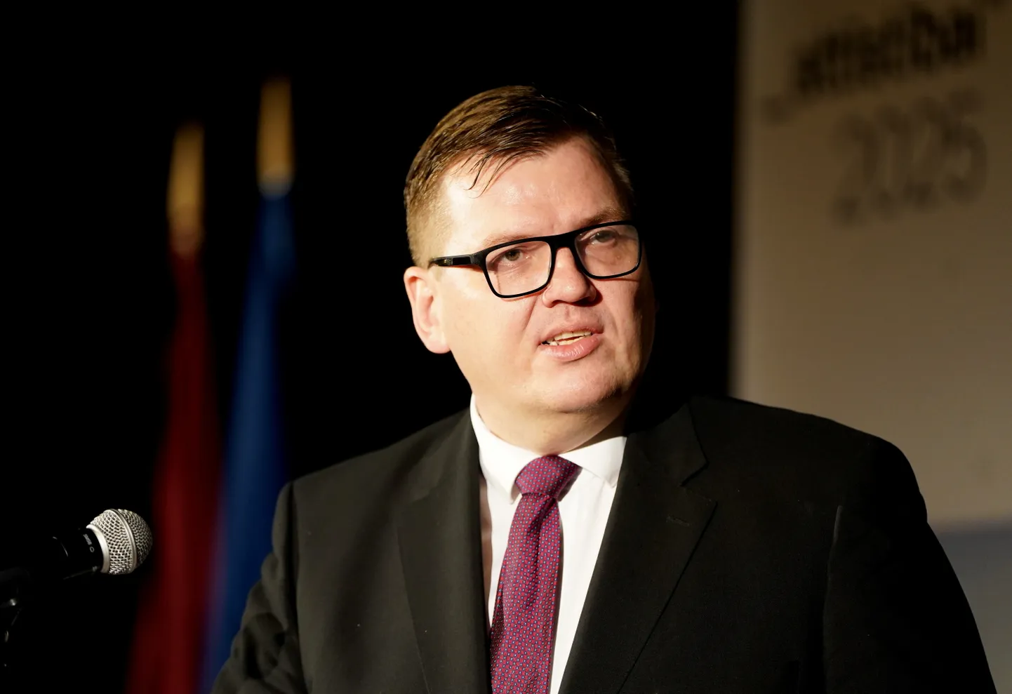 Partijas "Latvijas attīstībai" priekšsēdētājs Juris Pūce.