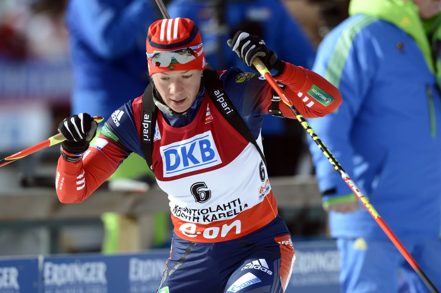 Venemaa laskeusuusataja Olga Zaitseva.