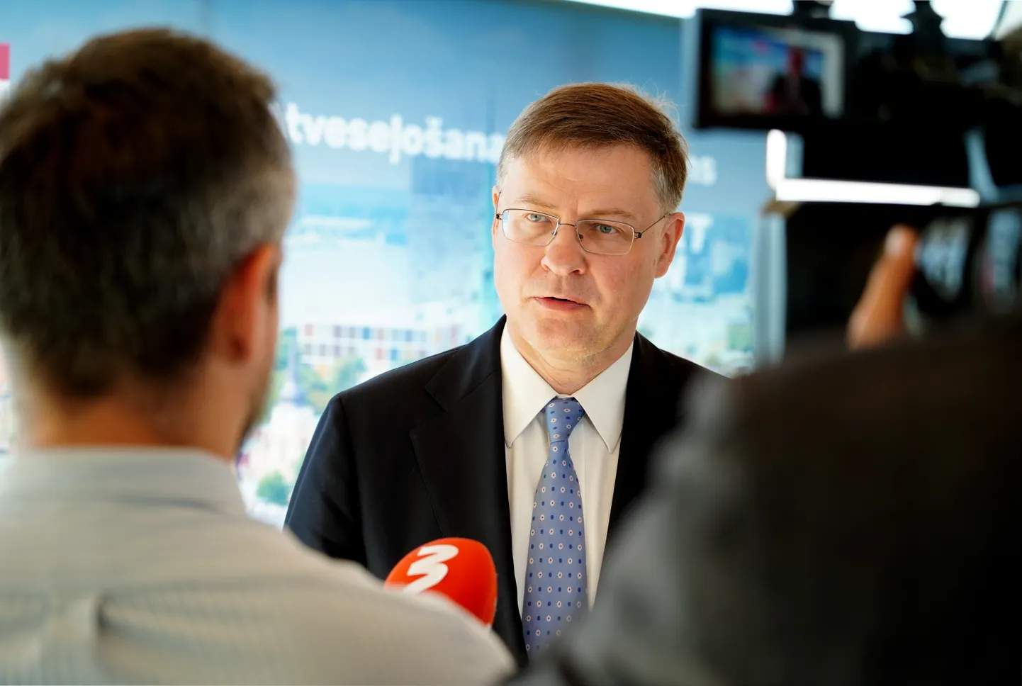 Eiropas Komisijas priekšsēdētājas izpildvietnieks Valdis Dombrovskis.