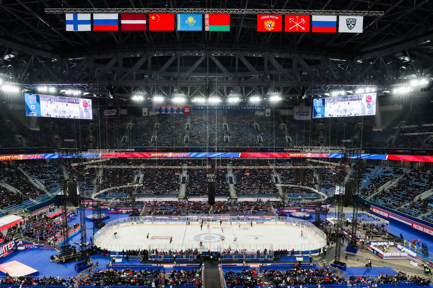 SKA ja CSKA vaheline kohtumine Gazprom Arenal.