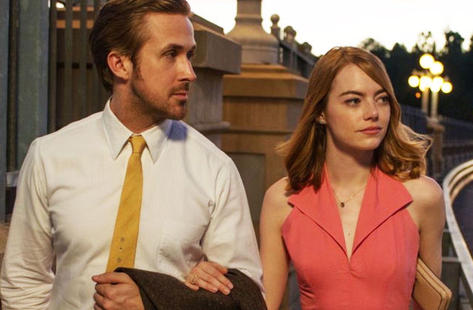 "La La Land" aktieri - Emma Stouna un Raiens Goslings Toronto Starptautiskajā filmu festivālā
