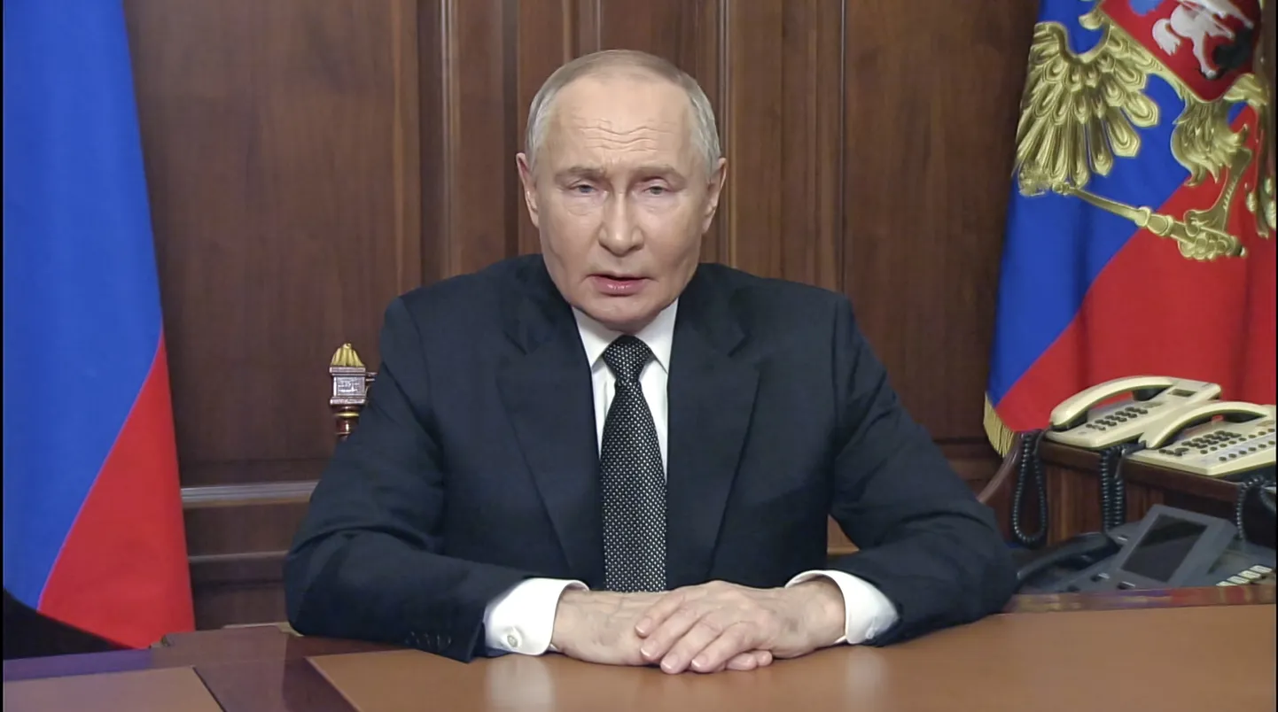 Российский диктатор Владимир Путин