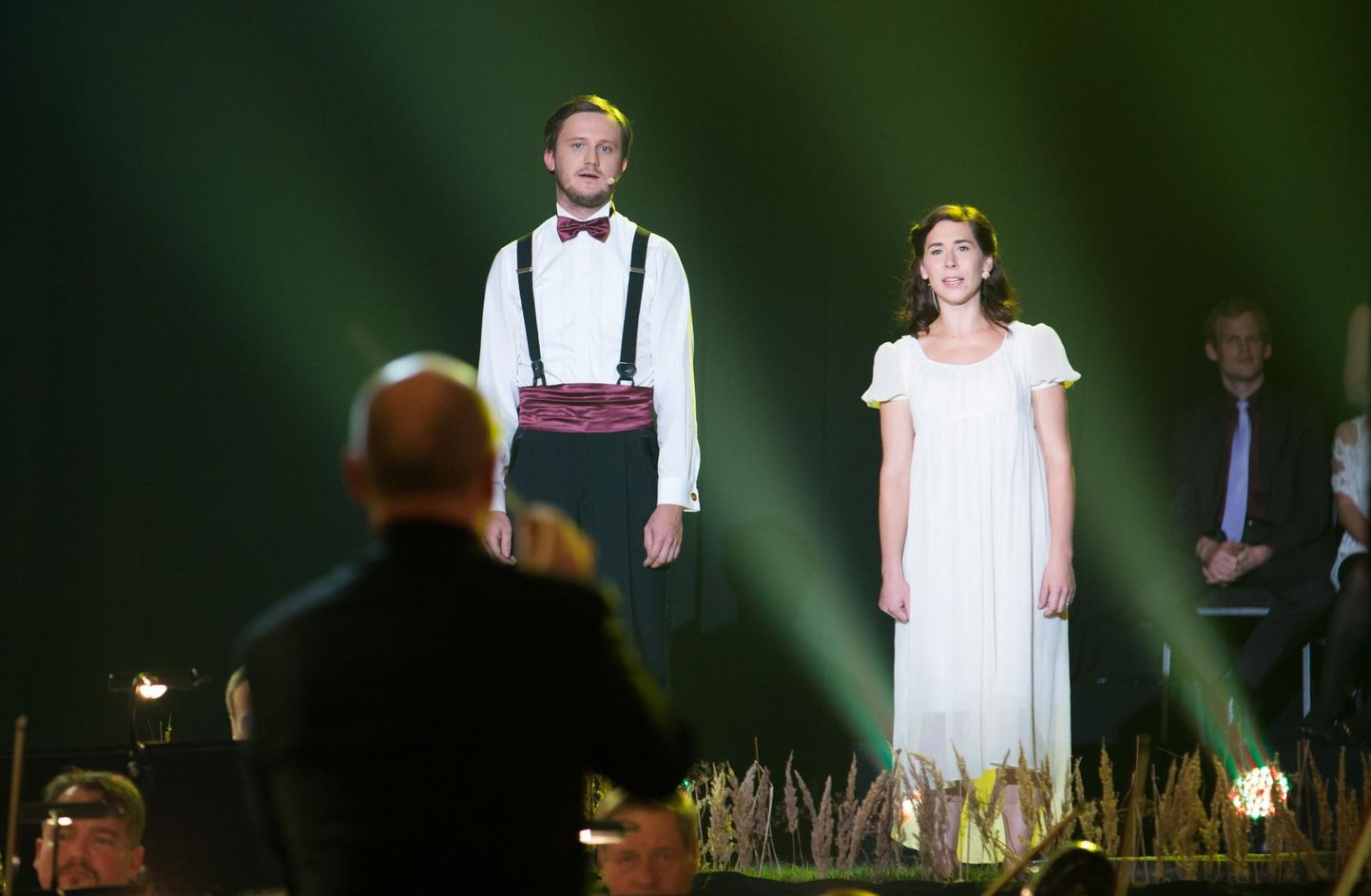 Mikk ja Mari Jürjens mõne aasta eest koos muusikapäeva auhinnagalat juhtimas