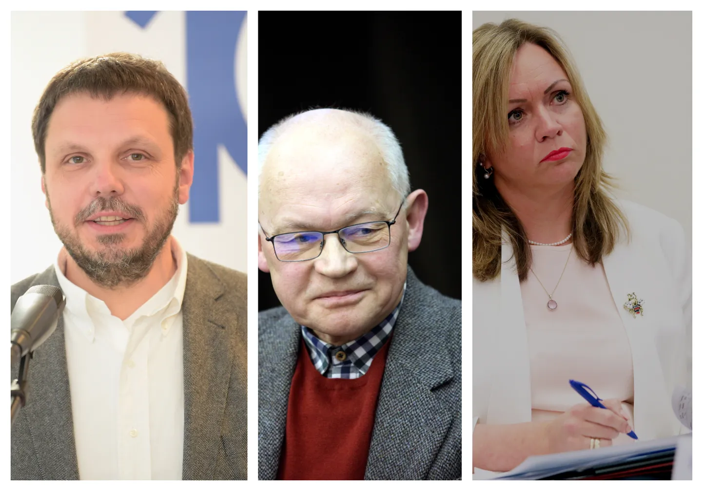 Latvijas Universitātes (LU) Sociālo zinātņu fakultātes dekāns Jānis Ikstens, LU Sociālo zinātņu fakultātes asociētais profesors Ojārs Skudra un Rīgas Stradiņa universitātes (RSU) lektore Lelde Metla-Rozentāle