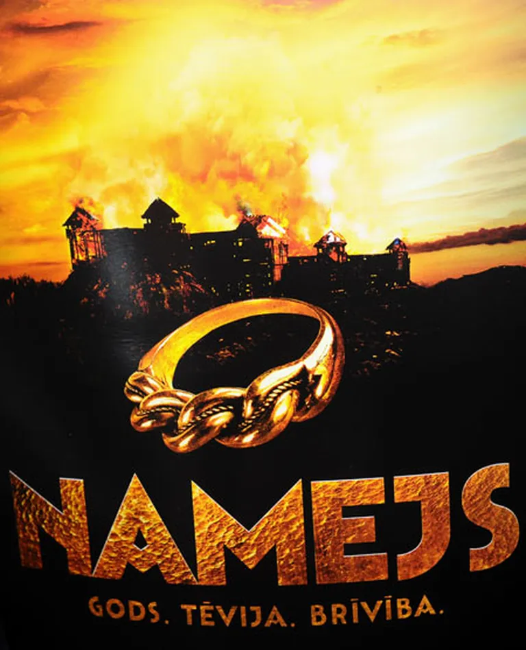Iecerētās nacionālās mākslas filmas "Namejs" plakāts
