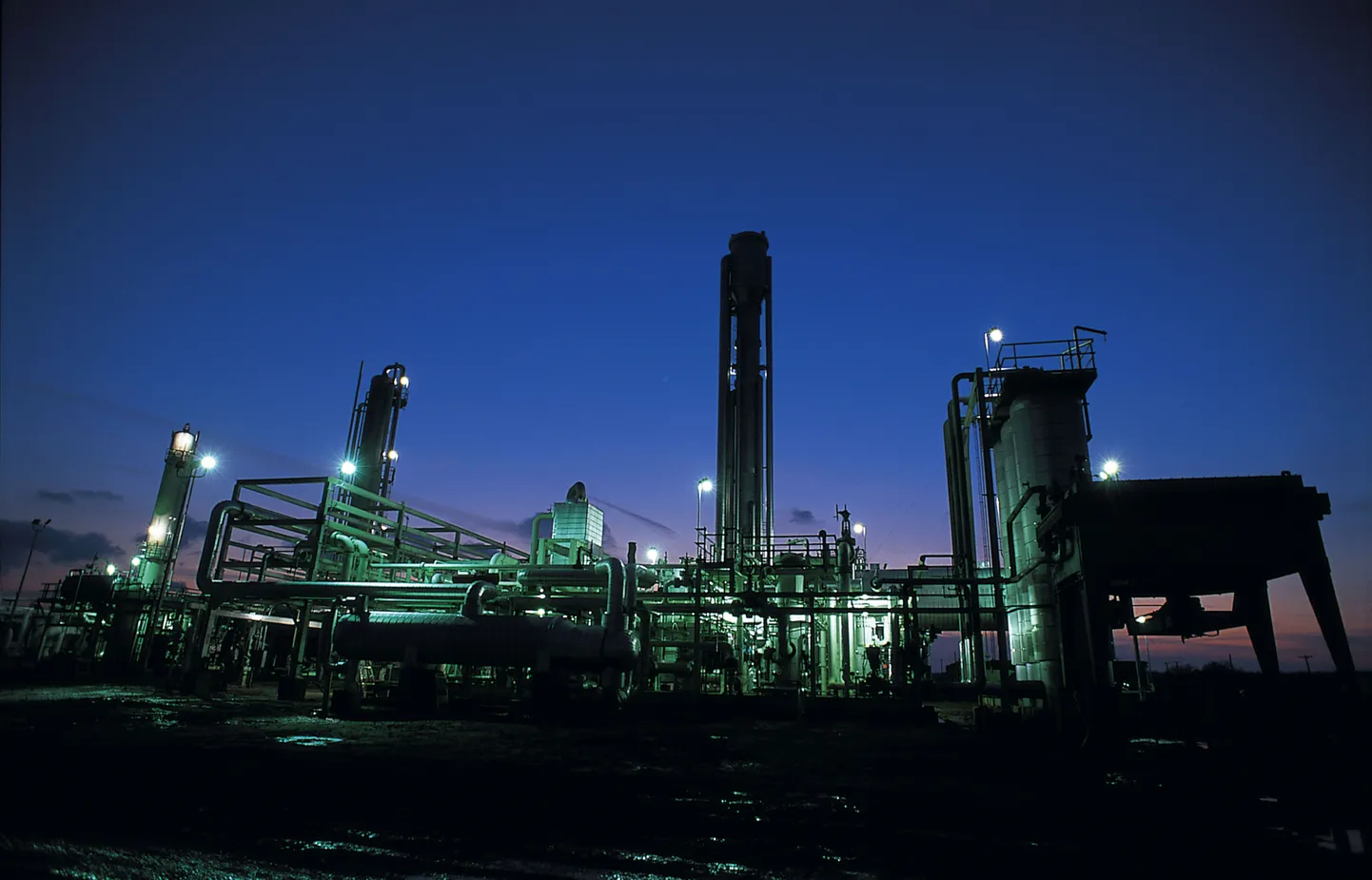Devon Energy gaasitöötlemisjaam Texase põhjaosas.