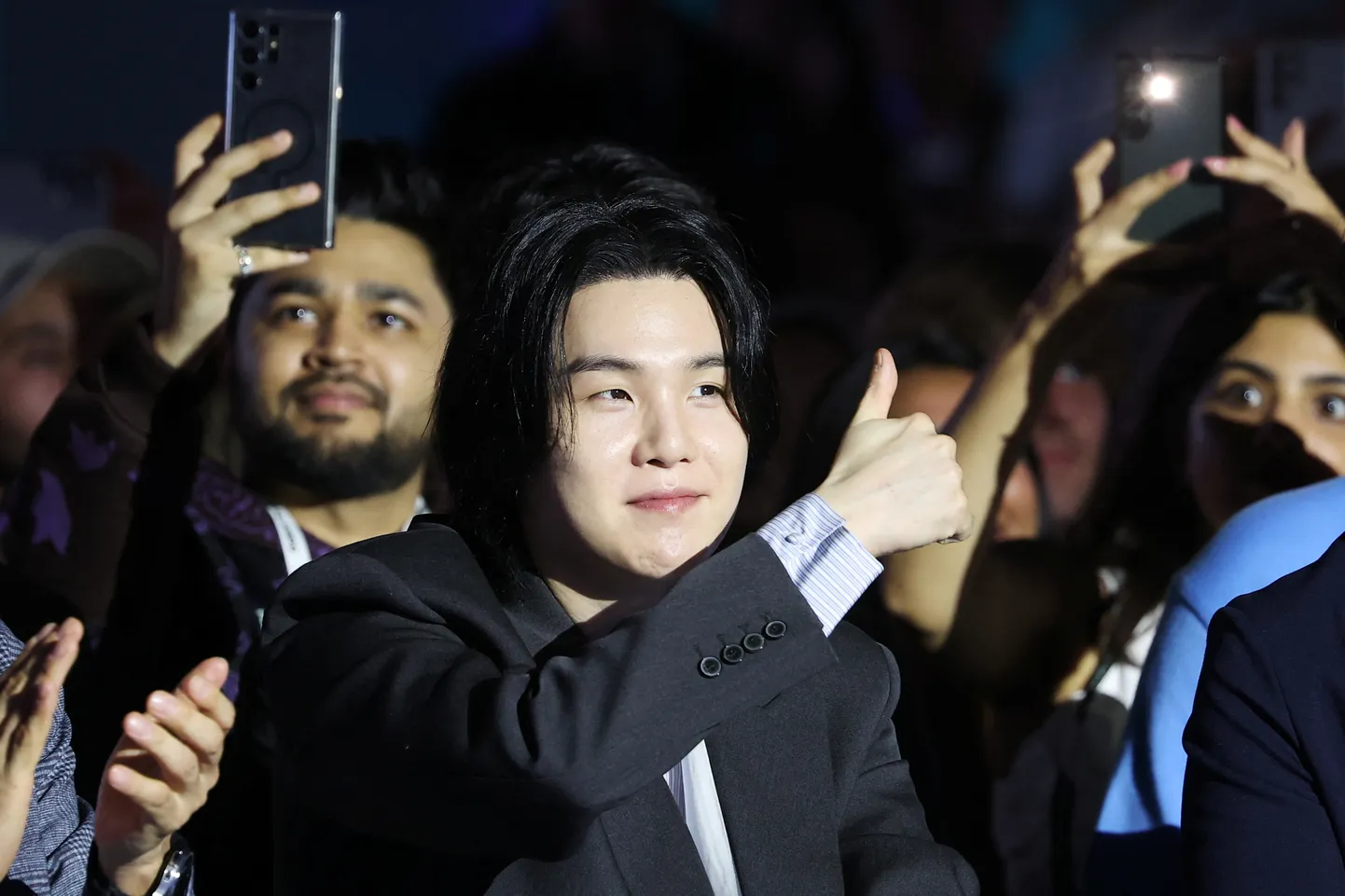 Lõuna-Korea menubändi BTS liige Suga mullu Soulis.
