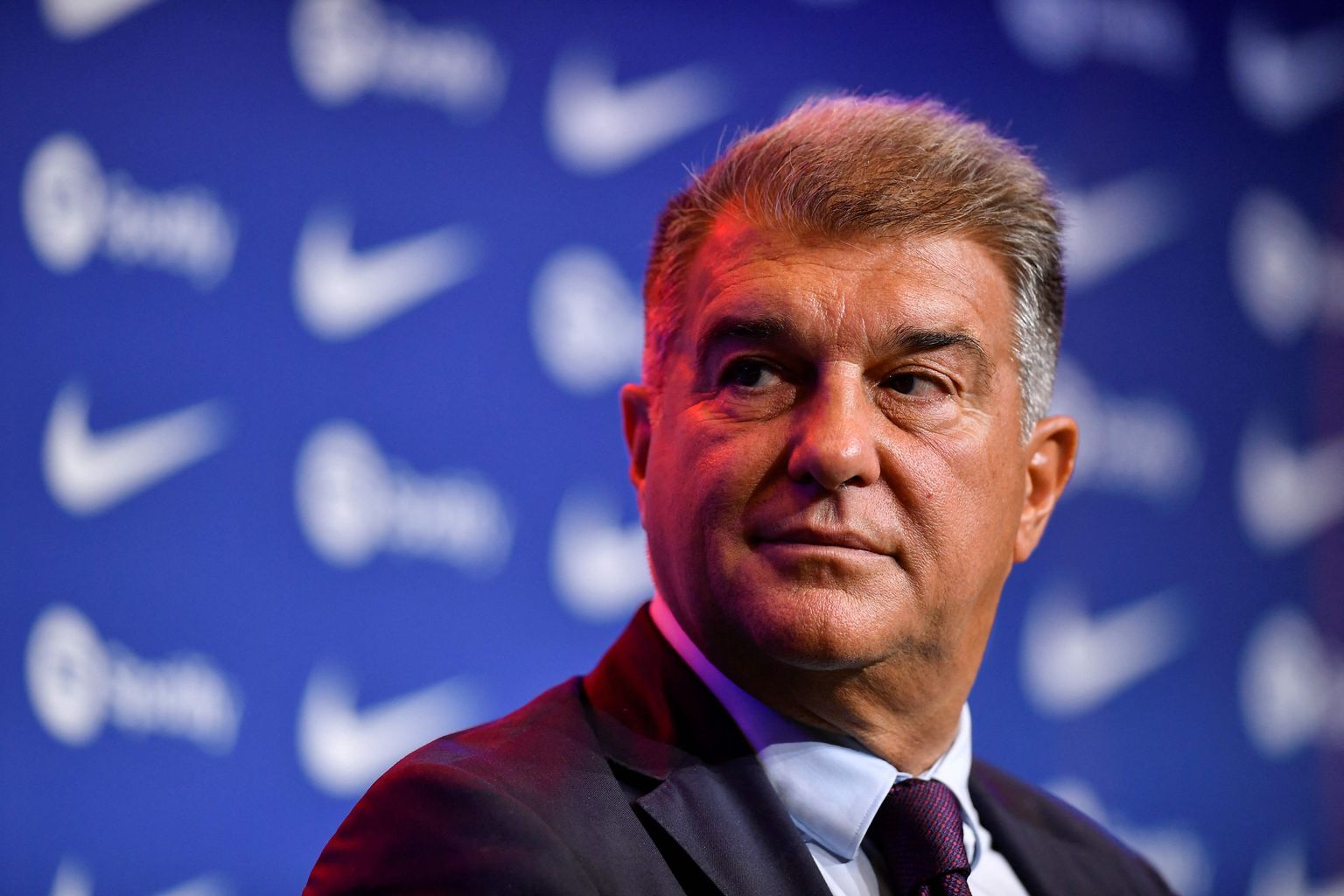 Spānijas kluba "Barcelona" prezidents Žoans Laporta.