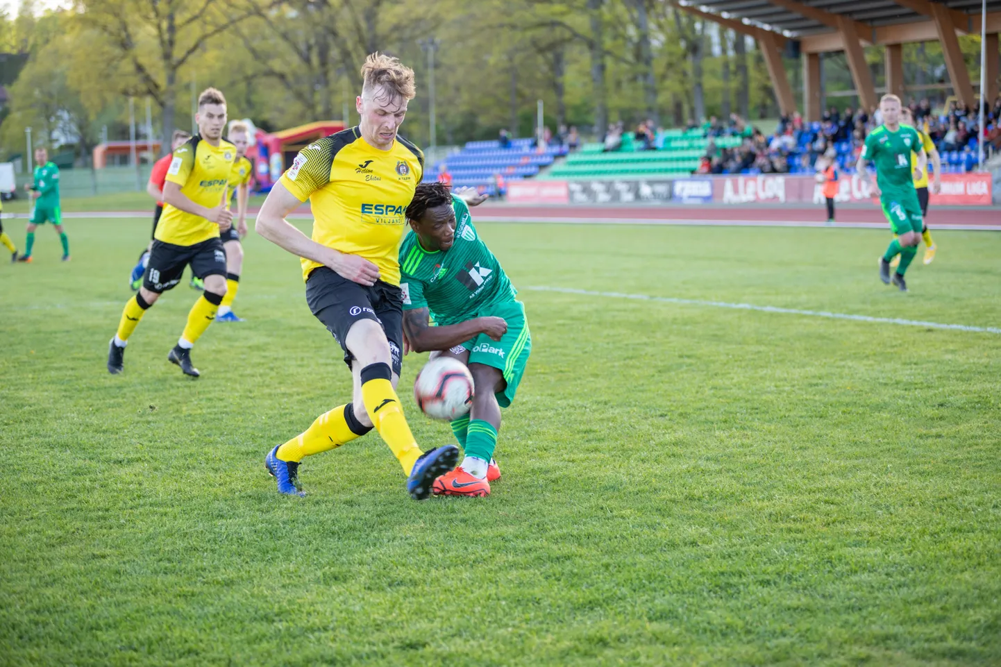 VILJANDI, EESTI, 17MAY19
PREMIUM LIIGA JALGPALLIS JK TULEVIK VS. TALLINNA FCI LEVADIA.
MARKO SAARM/SAKALA