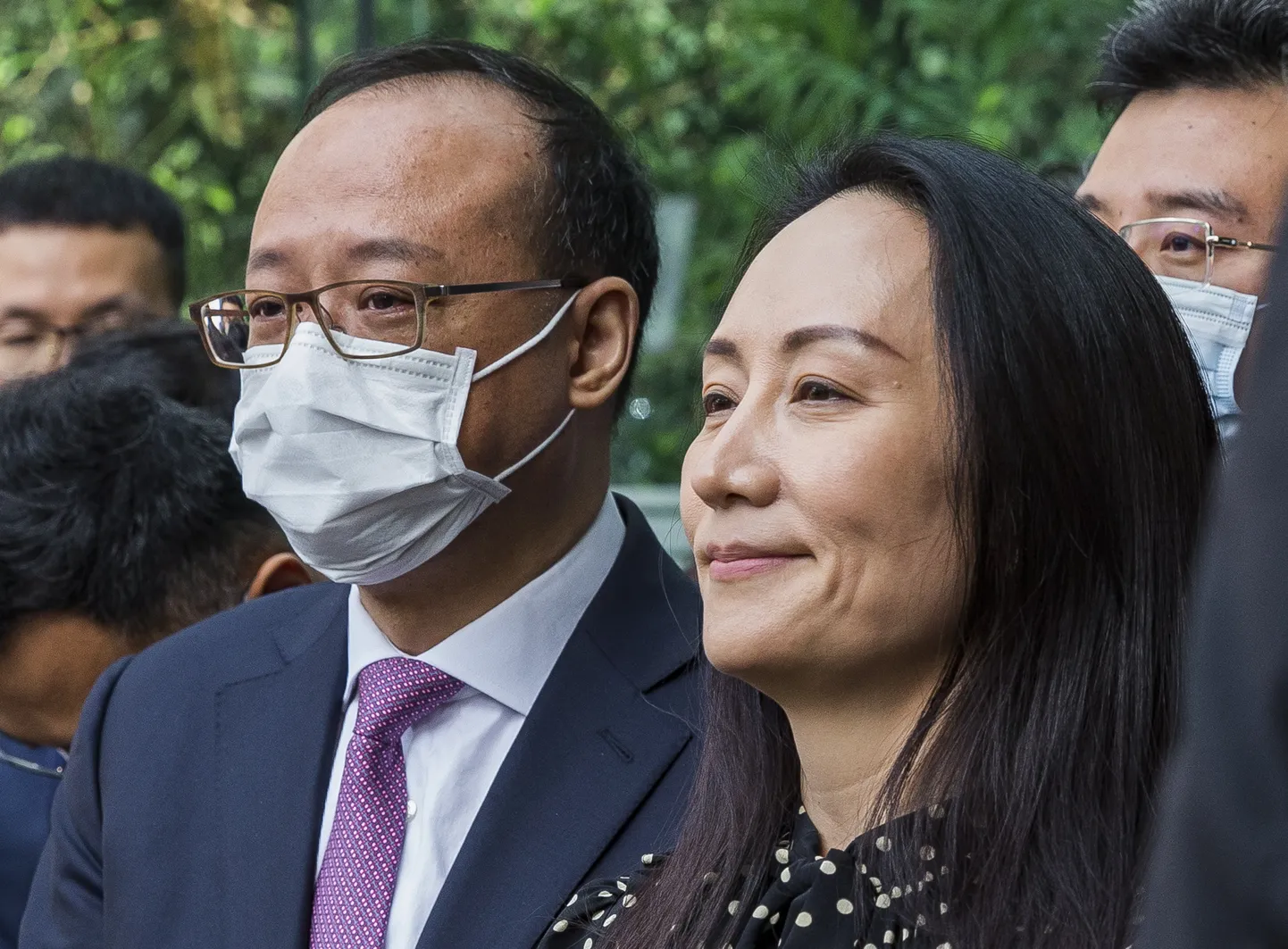 "Huawei" finanšu direktore Mena Vaņdžou