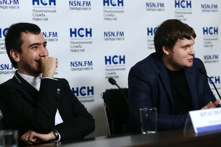 Naljamehed Vladimir "Vovan" Krasnov (vasakul) ja Alexei «Lexus» Stoljarov.
