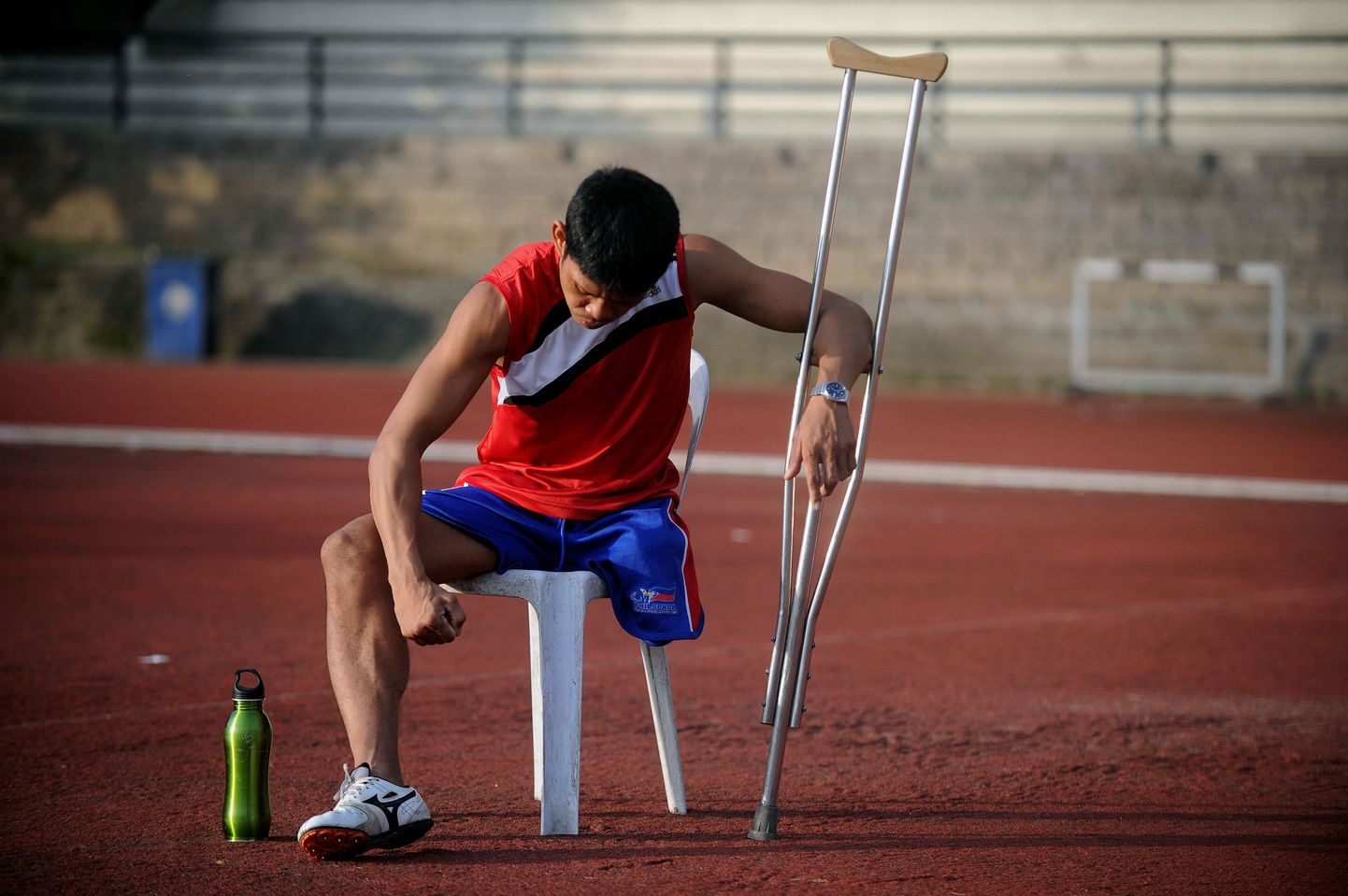 34-aastane Andy Avellana valmistub Londoni paraolümpiamängude kõrgushüppevõistluseks.