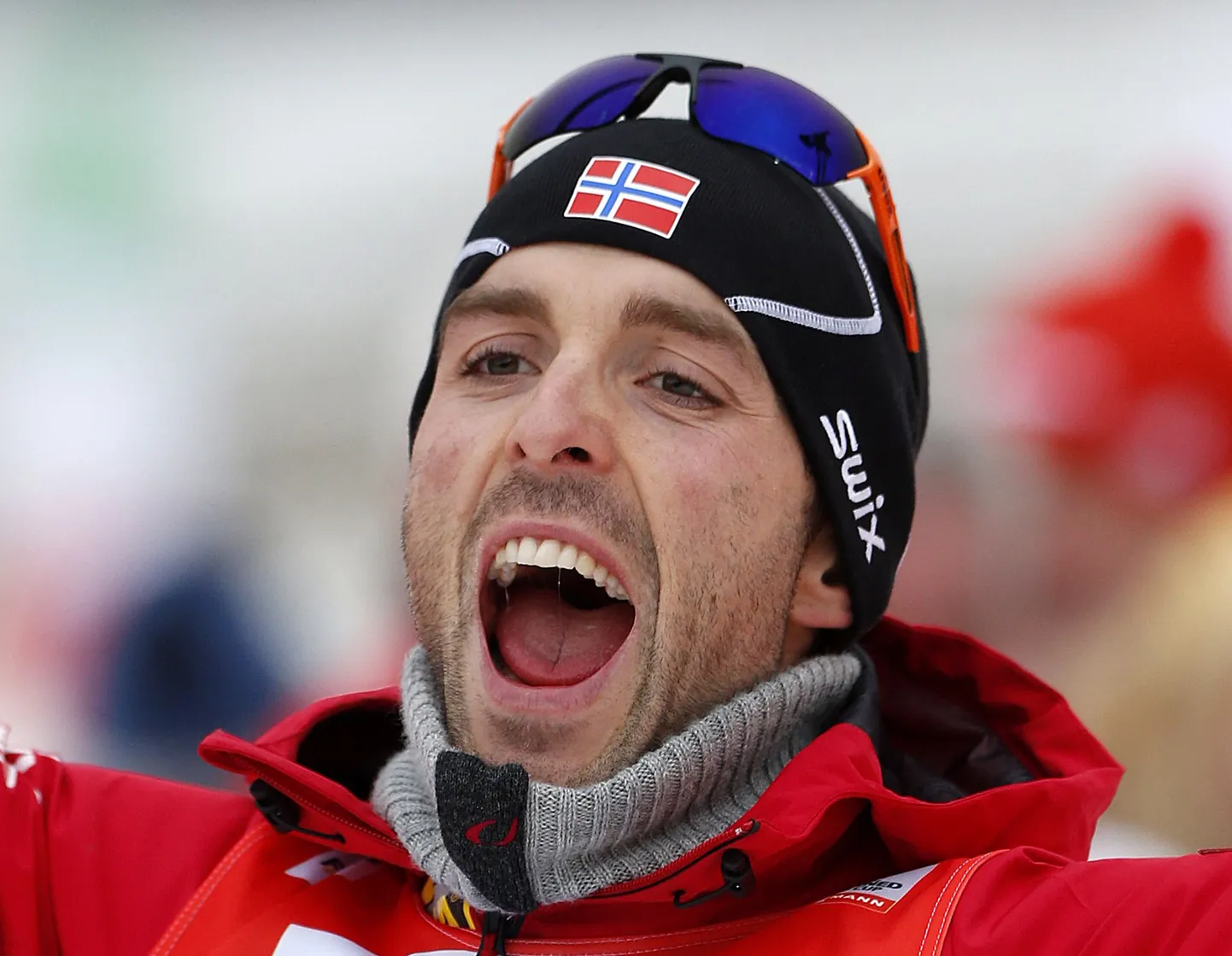 Magnus Moan pärast Schonachi etapi võitu