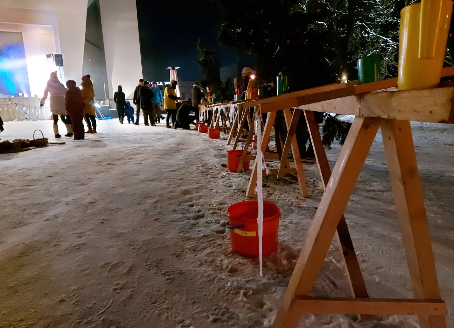 Võistluse kõige pargipoolsema purika tegemisel juhtus äpardus, mis ei võimaldanud selle valmistajail võita.