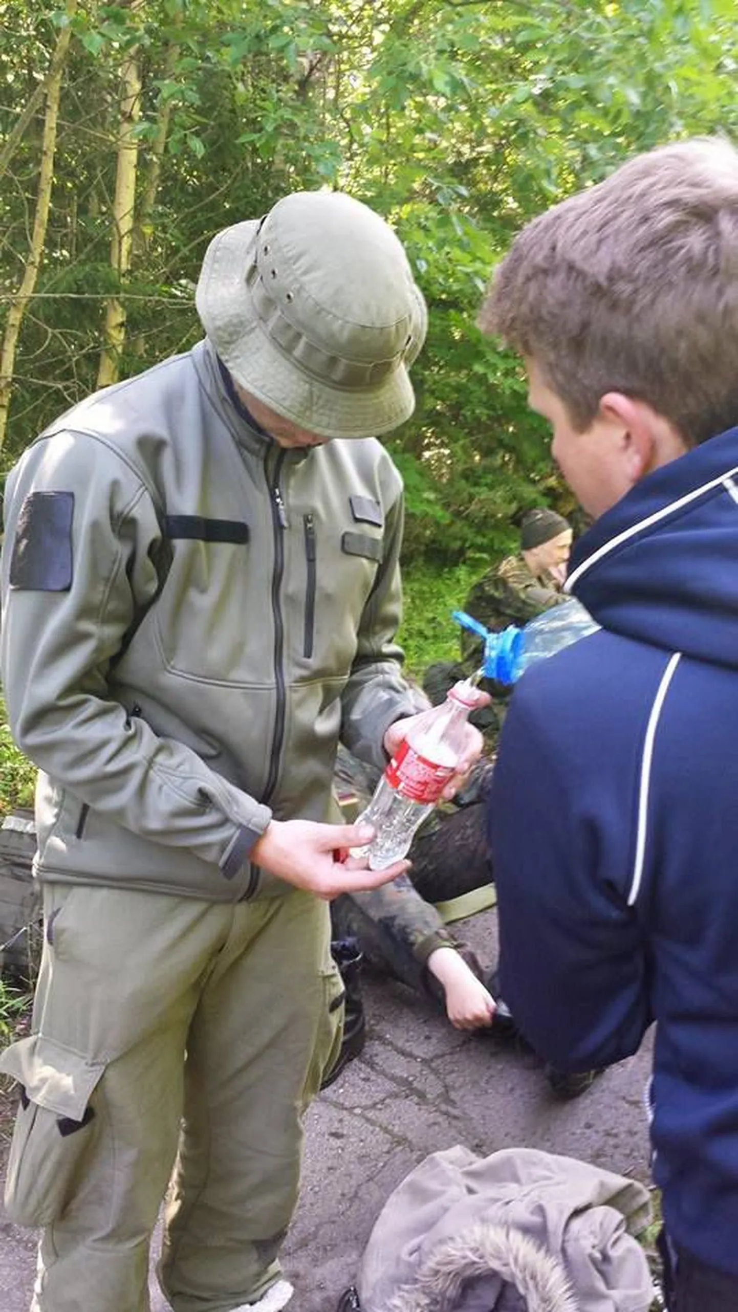 Järvamaa noorkotkad 5. kontrollpunktis Mini-Ernal.