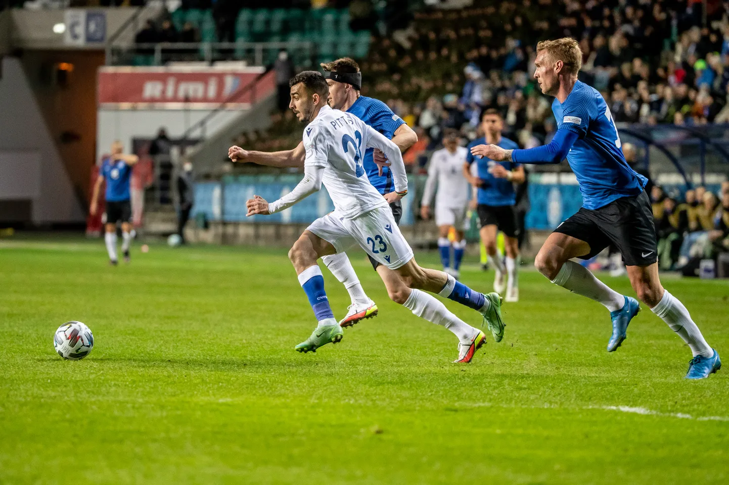 Eesti koondise mängijad jäid Küprose meeste vastu võimetuks.