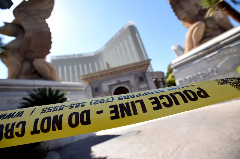 Politseilint Las Vegase Mandalay Bay hotelli juures