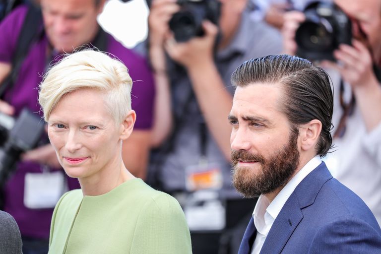 Cannes 19. Mai Photocalls Okja / Erlend Štaub / Tilda Swanton ja Jake Gyllenhaal