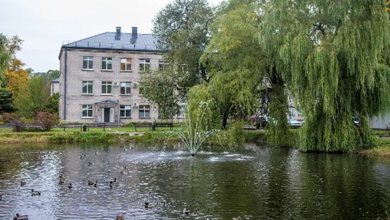 Rīgas psihiatrijas un narkoloģijas centra pagalms