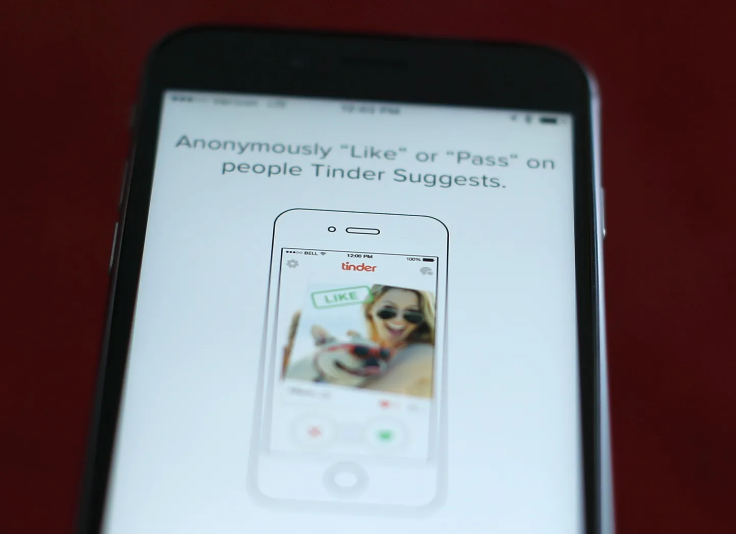 Tinder'i äpp. Pilt on illustratiivne.