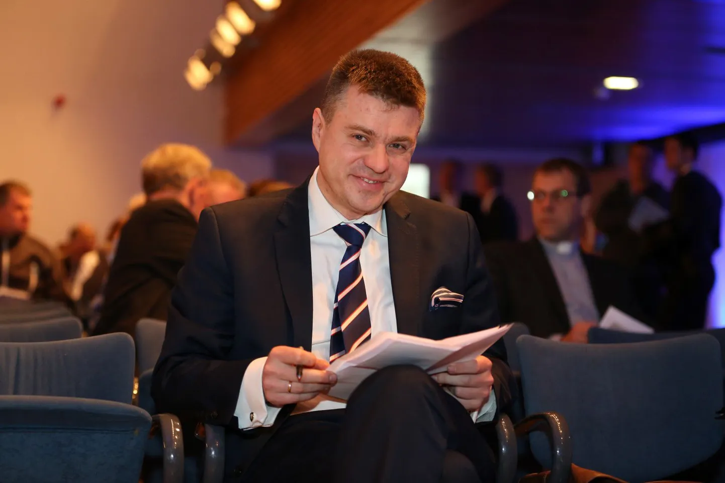 IRLi liikmed kogunesid Tallinna tehnikaülikooli suurkogule. Urmas Reinsalu