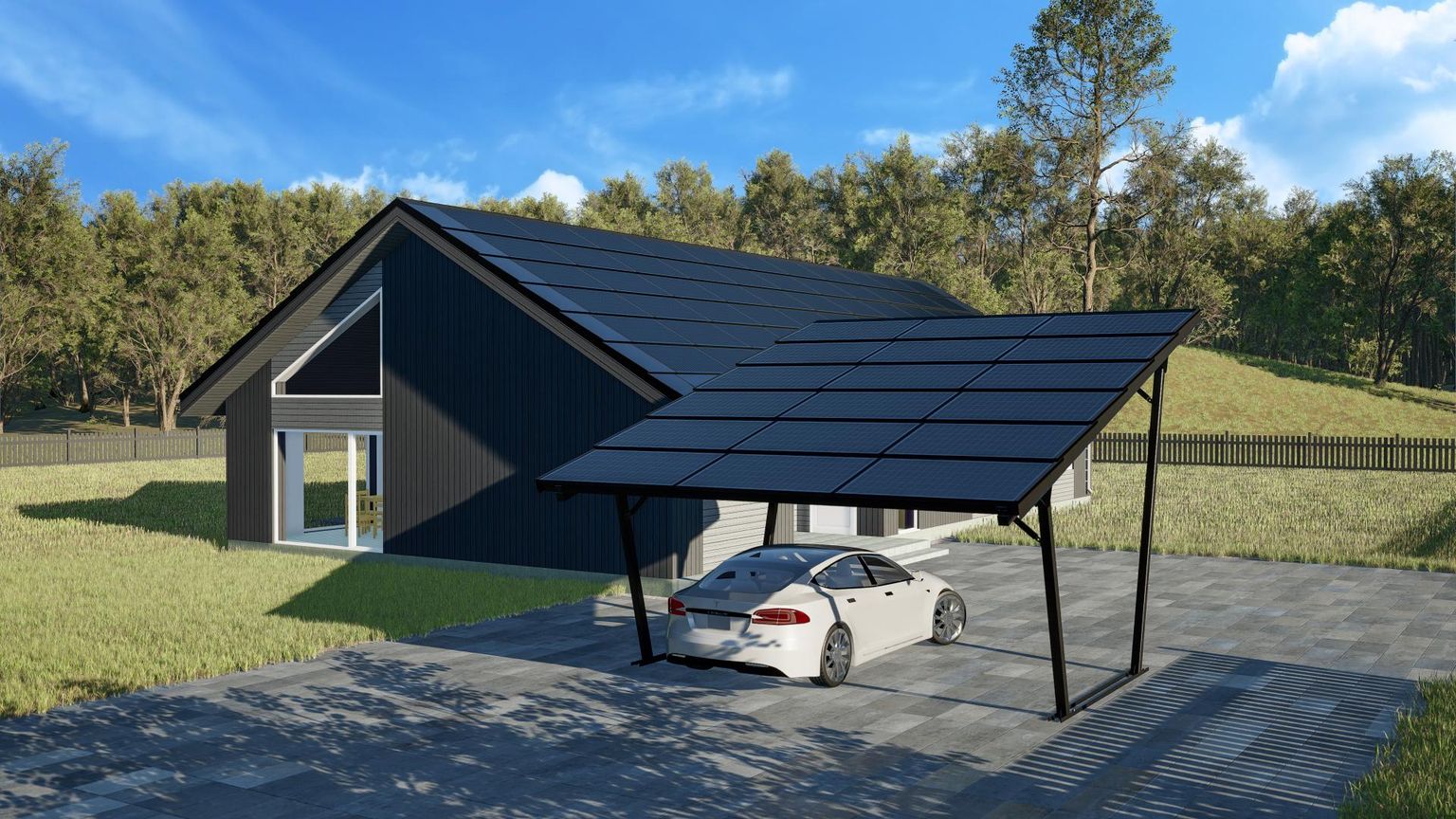 Sel aastal tõi Solarstone turule autovarjualused, mis on võimelised päikeseenergia abil elektriautosid toitma. Toode on nii uus, et aprilli alguseks seda veel kuhugi paigaldatud polnud, kuid välja võiks see maja kõrval näha seesugune.