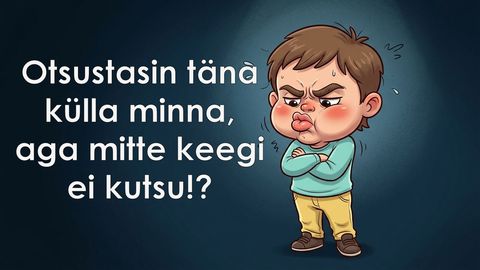 Otsustasin täna külla minna