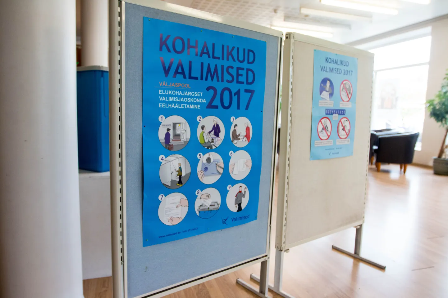 Kohalikud valimised 2017. Eelhääletamine valimisjaoskonnas