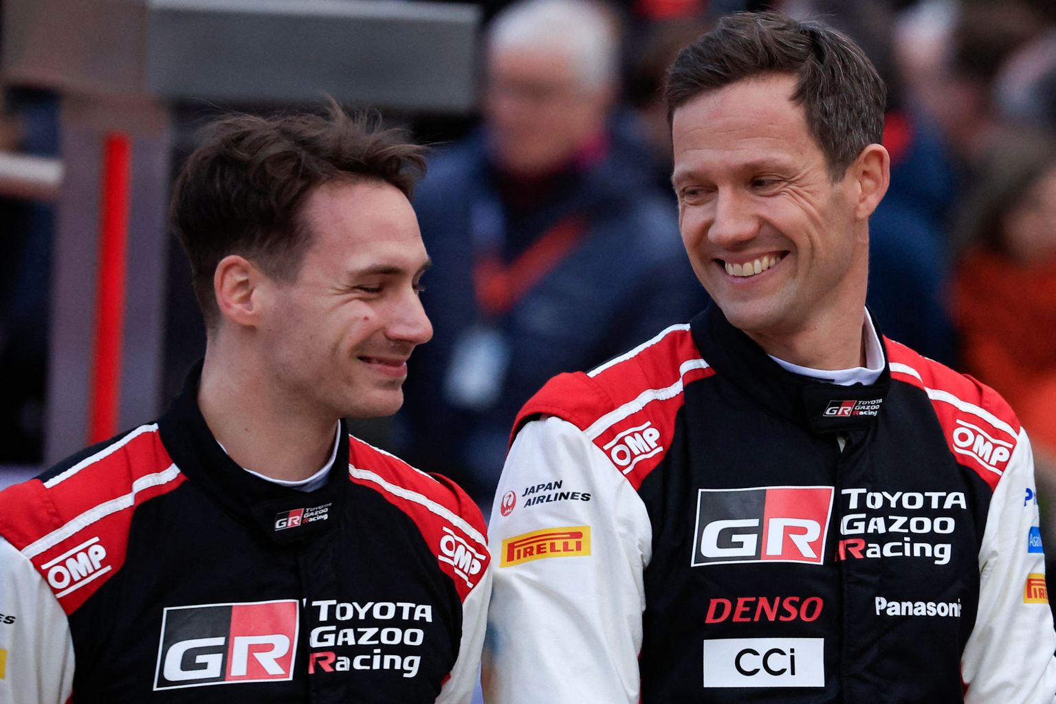 Sebastien Ogier (paremal) ja Vincent Landais (vasakul).