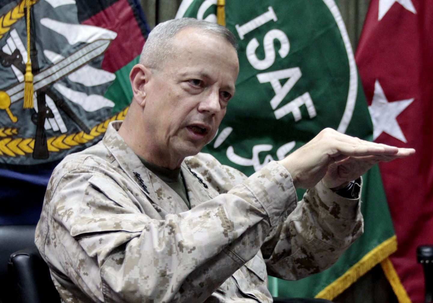 Afganistani rahvusvaheliste julgeolekutagamisjõudude ISAF ülem John Allen.