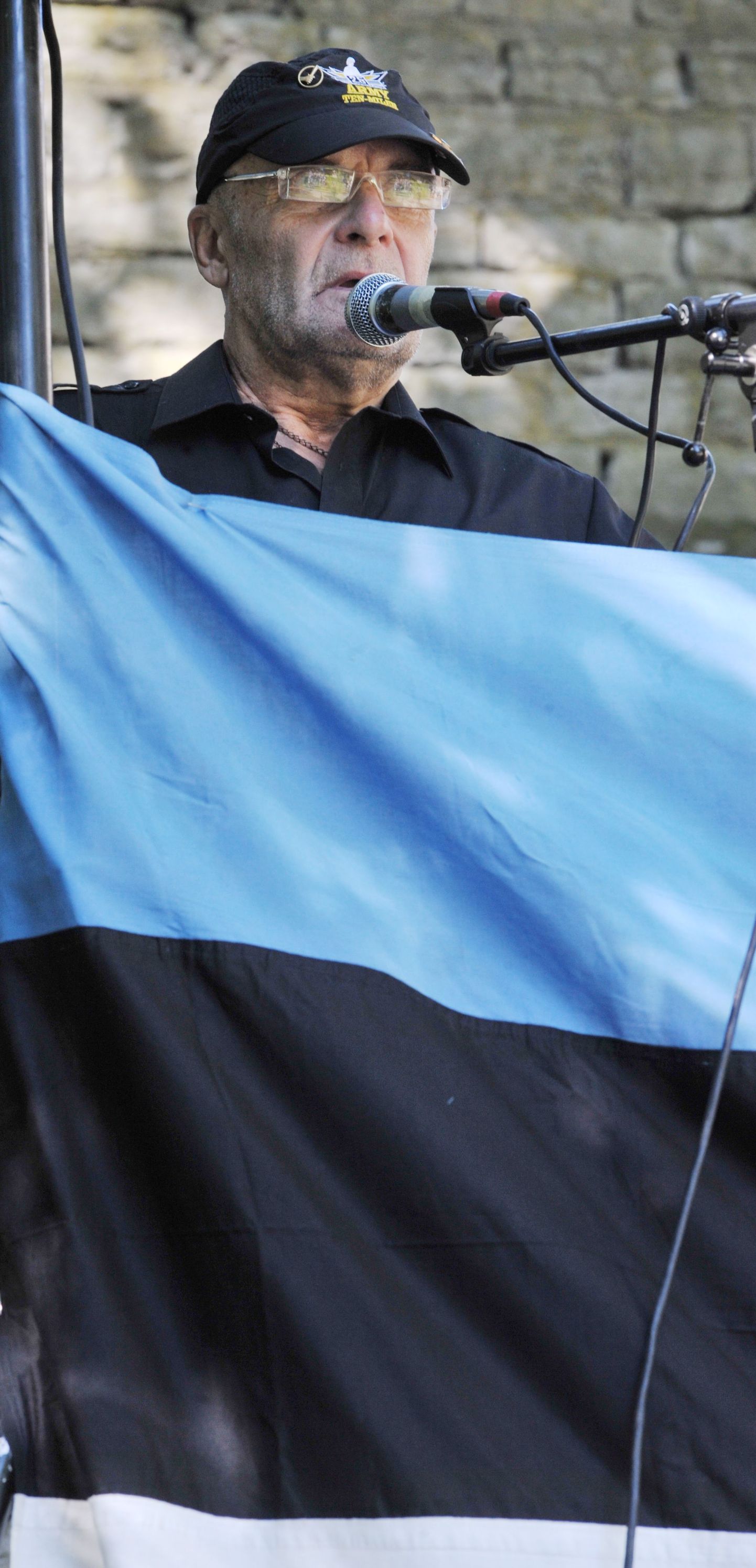 Руководитель Центрального союза борцов за свободу Эстонии Юри Лийм